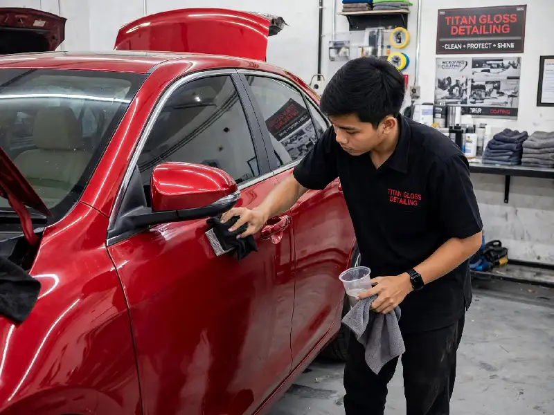 Ceramic Coating Murah Jogja Titan Gloss
